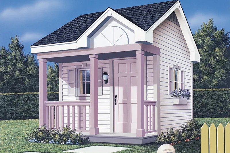 House Blueprint - Exterior - Front Elevation 3 for Traditional House Plan #57-713, 0 bath