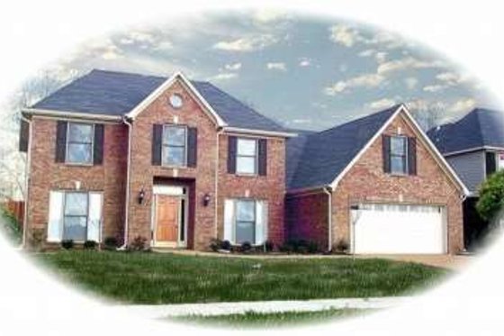 Exterior - Front Elevation for European House Plan #81-846 - 4 bed, 2.5 bath