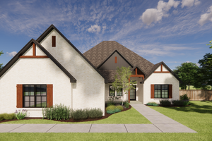 Traditional Exterior - Front Elevation Plan #1098-9