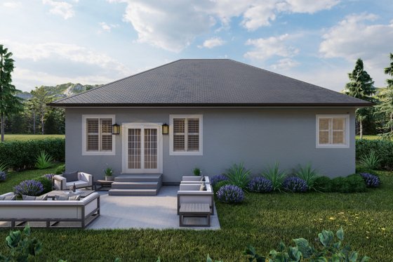Exterior - Front Elevation 7 for Craftsman House Plan #1060-152 - 2 bed, 2 bath