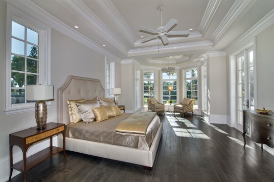 Interior - Master Bedroom for Mediterranean House Plan #548-5 - 5 bed, 5.5 bath