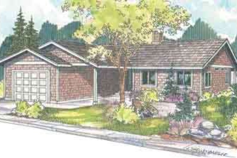 Home Plan - Traditional Exterior - Front Elevation Plan #124-493