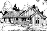 Traditional Style House Plan - 3 Beds 2 Baths 1492 Sq/Ft Plan #312-530 