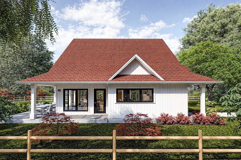 Architectural House Design - Exterior - Other Elevation for Cabin House Plan #1101-57 - 2 bed, 2.5 bath
