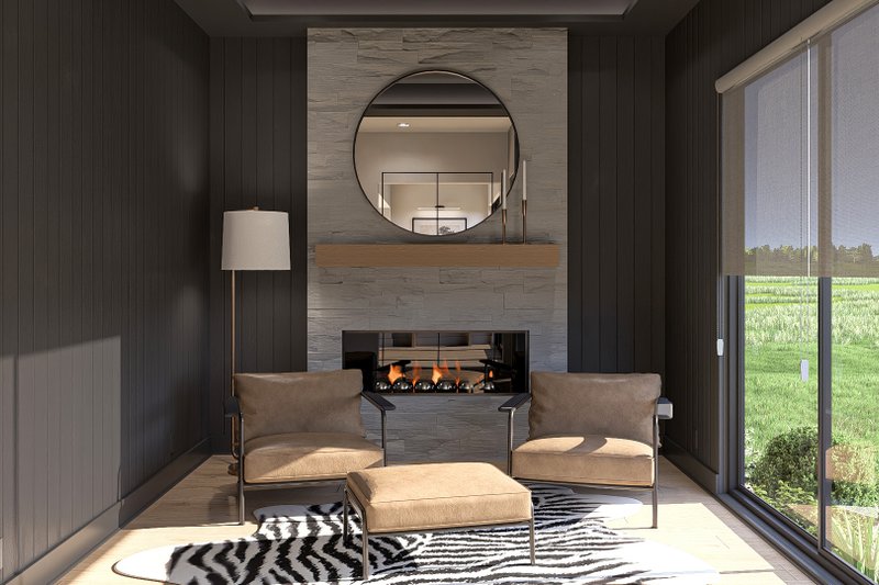 House Plan Design - Interior - Family Room for Modern House Plan #455-351 - 4 bed, 3.5 bath