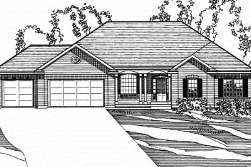 Dream House Plan - Traditional Exterior - Front Elevation Plan #31-127