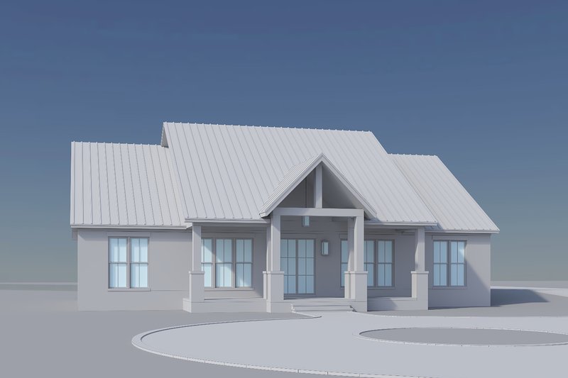 Dream House Plan - Exterior - Front Elevation 5 for Farmhouse House Plan #430-395 - 3 bed, 2.5 bath
