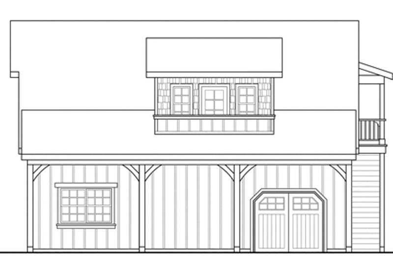 House Blueprint - Exterior - Other Elevation 1 for Traditional House Plan #124-896, 0 bath
