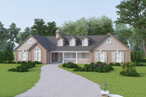 Traditional Exterior - Front Elevation Plan #57-190