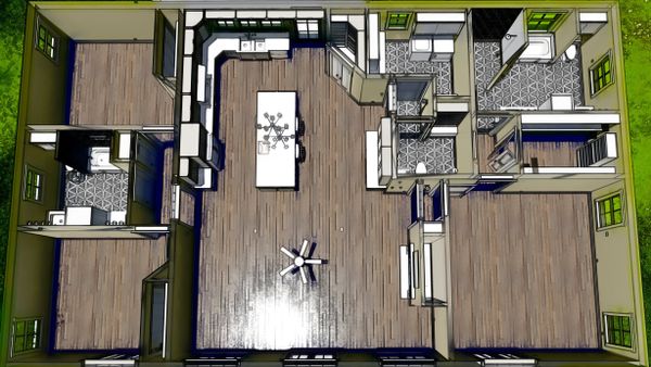 Bungalow Floor Plan - Other Floor Plan #44-238
