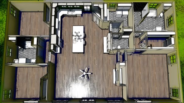 House Blueprint - Bungalow Floor Plan - Other Floor Plan #44-238
