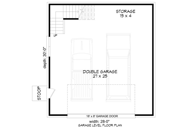 House Blueprint - Floor Plan - Main Floor for Country House Plan #932-84, 0 bath