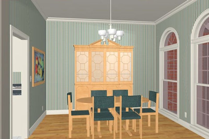 Architectural House Design - Photo 3 for Southern House Plan #56-564 - 3 bed, 2.5 bath