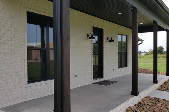Exterior - Front Elevation 12 for Barndominium House Plan #430-165 - 4 bed, 3.5 bath