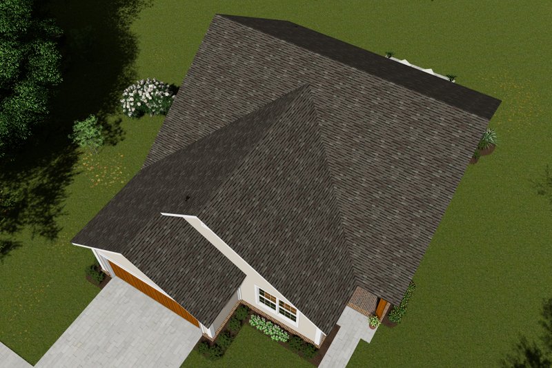 Home Plan - Exterior - Other Elevation 4 for Traditional House Plan #513-10 - 3 bed, 2 bath