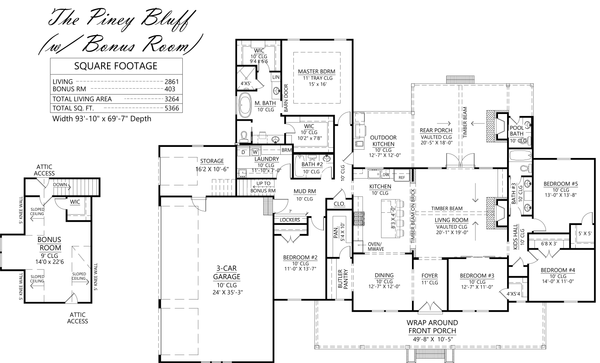 Farmhouse Floor Plan - Other Floor Plan #1074-5