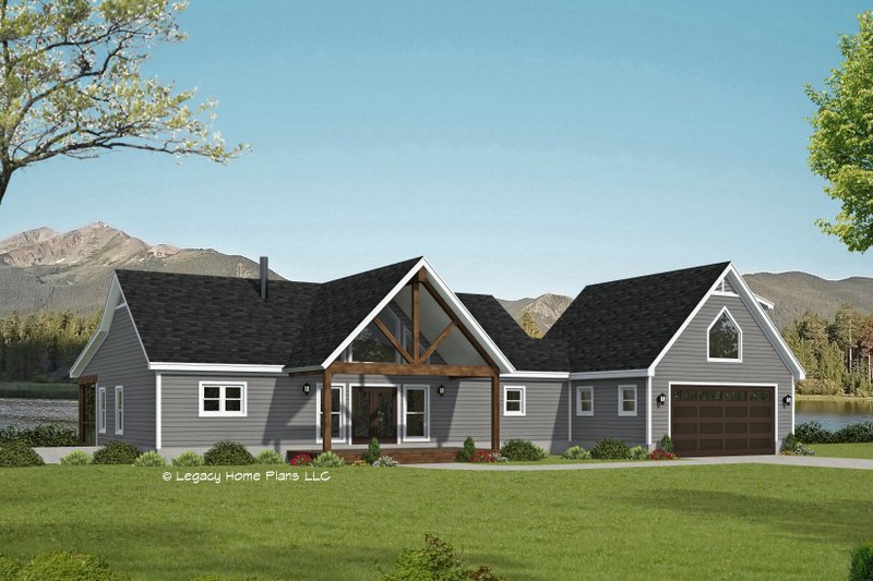 Dream House Plan - Country Exterior - Front Elevation Plan #932-756