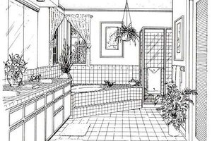 Exterior - Other Elevation for European House Plan #312-266 - 4 bed, 3.5 bath