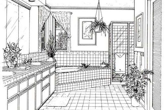 Exterior - Other Elevation for European House Plan #312-266 - 4 bed, 3.5 bath