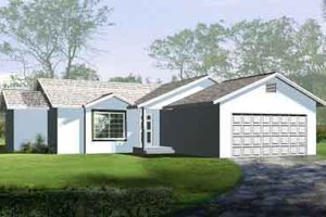 Traditional Exterior - Front Elevation Plan #1-1064