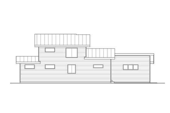 Exterior - Other Elevation for Modern House Plan #124-1207 - 3 bed, 2.5 bath