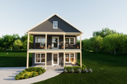 Country Style House Plan - 3 Beds 2.5 Baths 1969 Sq/Ft Plan #1116-24 Exterior 