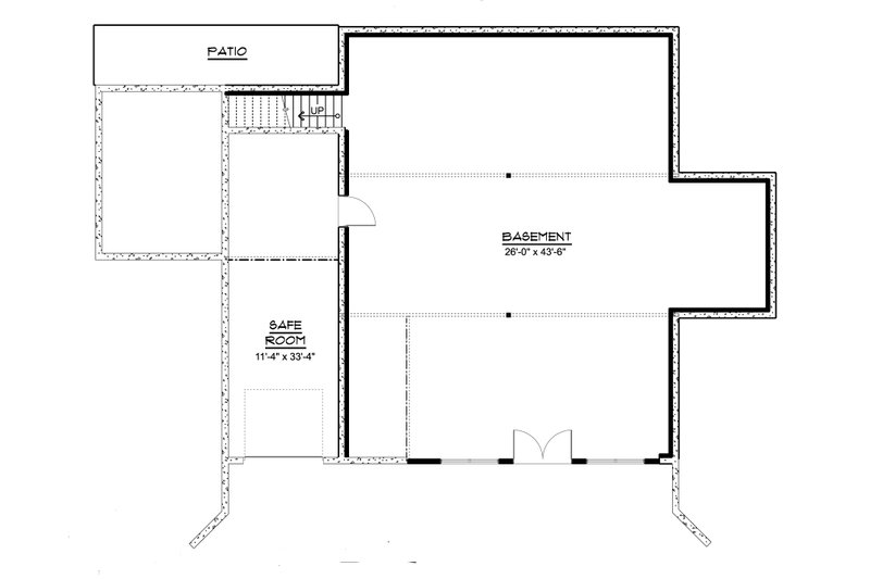 Dream House Plan - Floor Plan - Lower Floor for Traditional House Plan #1064-180 - 5 bed, 2.5 bath