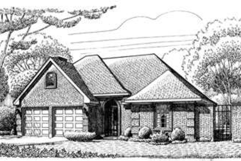 Home Plan - European Exterior - Front Elevation Plan #410-283