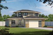 Contemporary Style House Plan - 3 Beds 3 Baths 1806 Sq/Ft Plan #20-2483 