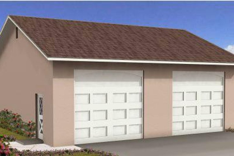 Dream House Plan - Traditional Exterior - Front Elevation Plan #1-1001