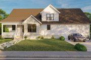 Prairie Style House Plan - 3 Beds 2.5 Baths 2899 Sq/Ft Plan #932-1174 