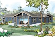 Ranch Style House Plan - 2 Beds 2 Baths 1625 Sq/Ft Plan #124-980 