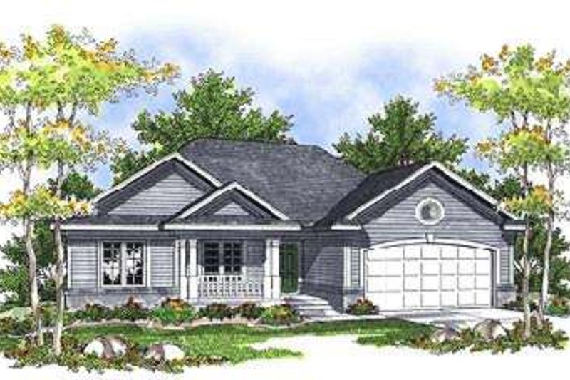 Home Plan - Ranch Exterior - Front Elevation Plan #70-678