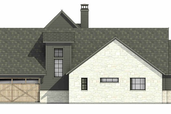 Exterior - Other Elevation 2 for European House Plan #1096-145 - 4 bed, 4.5 bath