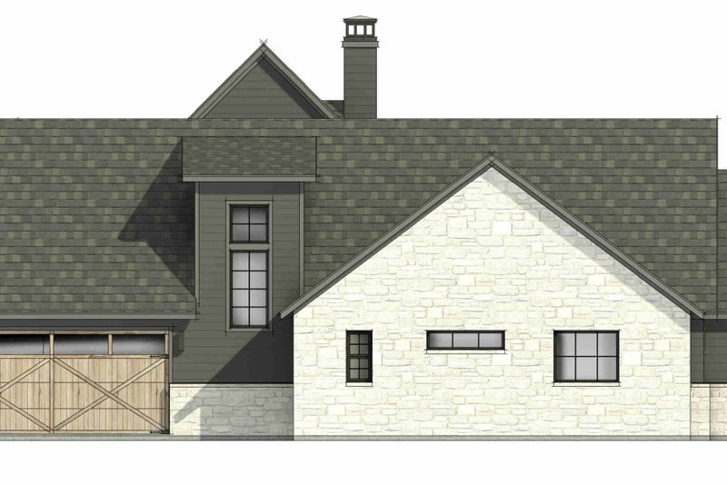 House Plan Design - Exterior - Other Elevation 2 for European House Plan #1096-145 - 4 bed, 4.5 bath