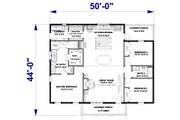 Farmhouse Style House Plan - 3 Beds 2 Baths 1788 Sq/Ft Plan #44-270 