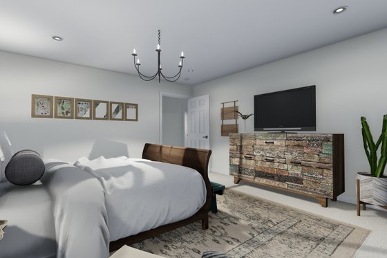 Interior - Master Bedroom 2 for Craftsman House Plan #1060-65 - 3 bed, 2.5 bath