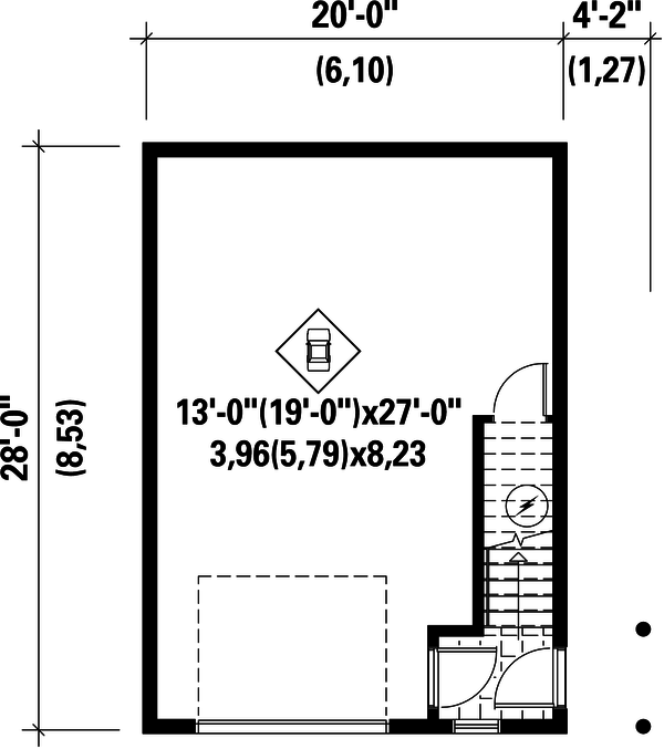 Country Floor Plan - Main Floor Plan #25-4438