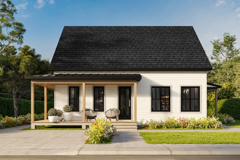 Dream House Plan - Exterior - Front Elevation 5 for Farmhouse House Plan #23-2764 - 5 bed, 2.5 bath