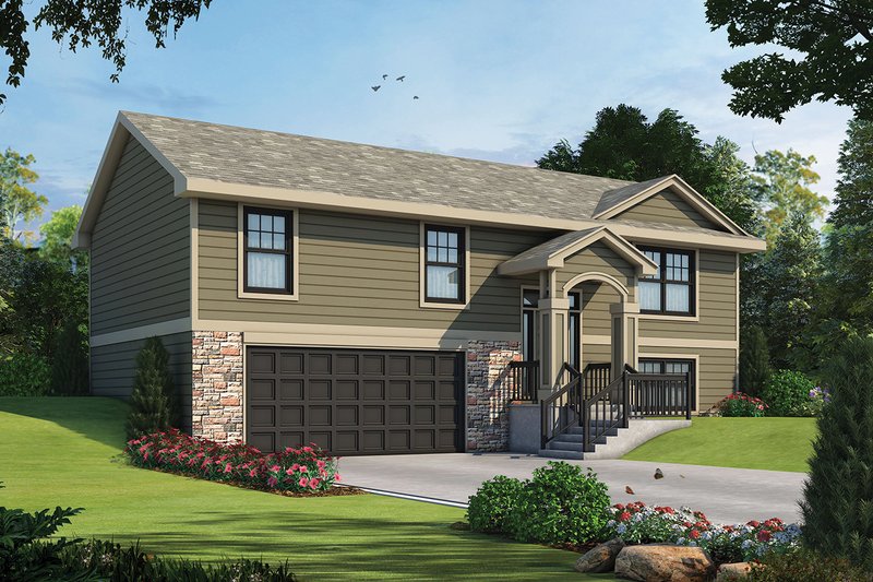 Home Plan - Traditional Exterior - Front Elevation Plan #20-2347