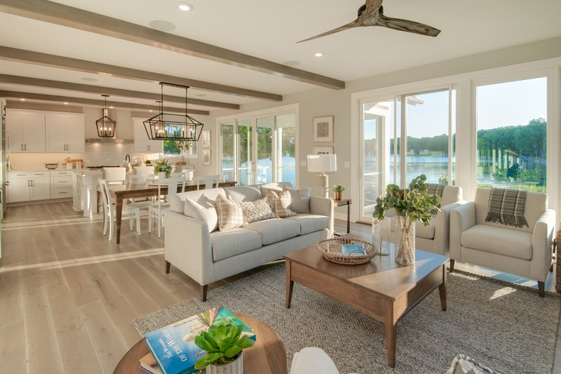 Architectural House Design - Interior - Family Room for Colonial House Plan #928-334 - 3 bed, 3.5 bath