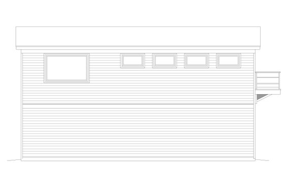 Exterior - Other Elevation 1 for Craftsman House Plan #932-376, 1 bath