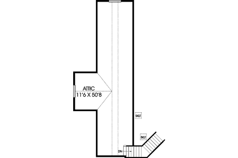 Dream House Plan - Floor Plan - Other Floor for Ranch House Plan #60-102 - 3 bed, 3 bath