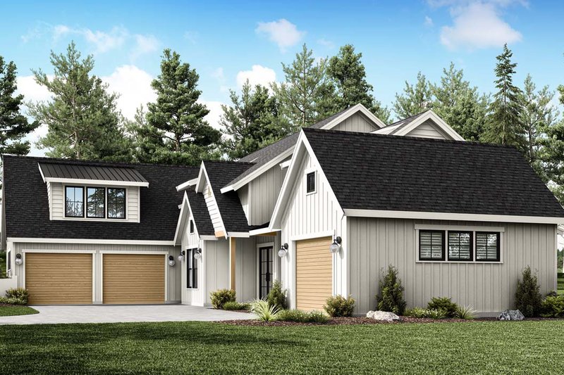 House Design - Exterior - Other Elevation for Farmhouse House Plan #1070-234 - 4 bed, 3.5 bath