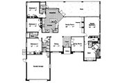 Mediterranean Style House Plan - 4 Beds 3 Baths 2553 Sq/Ft Plan #417-285 