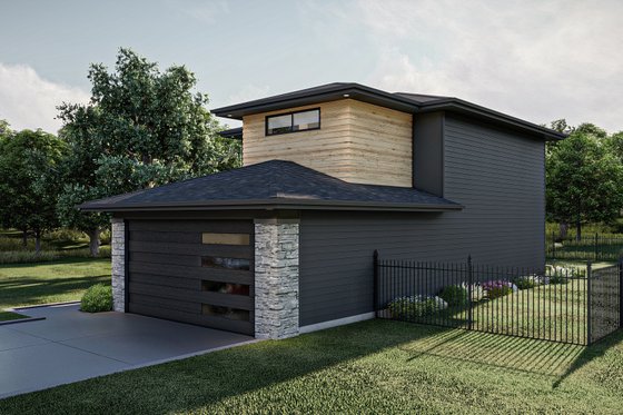 Exterior - Other Elevation for Modern House Plan #455-530 - 3 bed, 2.5 bath