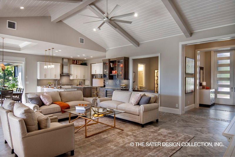 Architectural House Design - Interior - Family Room 1 for Contemporary House Plan #930-476 - 3 bed, 4.5 bath