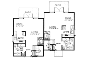 House Plan - 2 Beds 1.5 Baths 2024 Sq/Ft Plan #303-421 