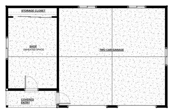 House Design - Traditional Floor Plan - Main Floor Plan #895-107