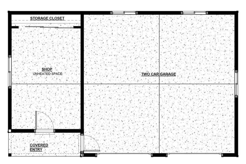 Dream House Plan - Floor Plan - Main Floor for Traditional House Plan #895-107, 0 bath